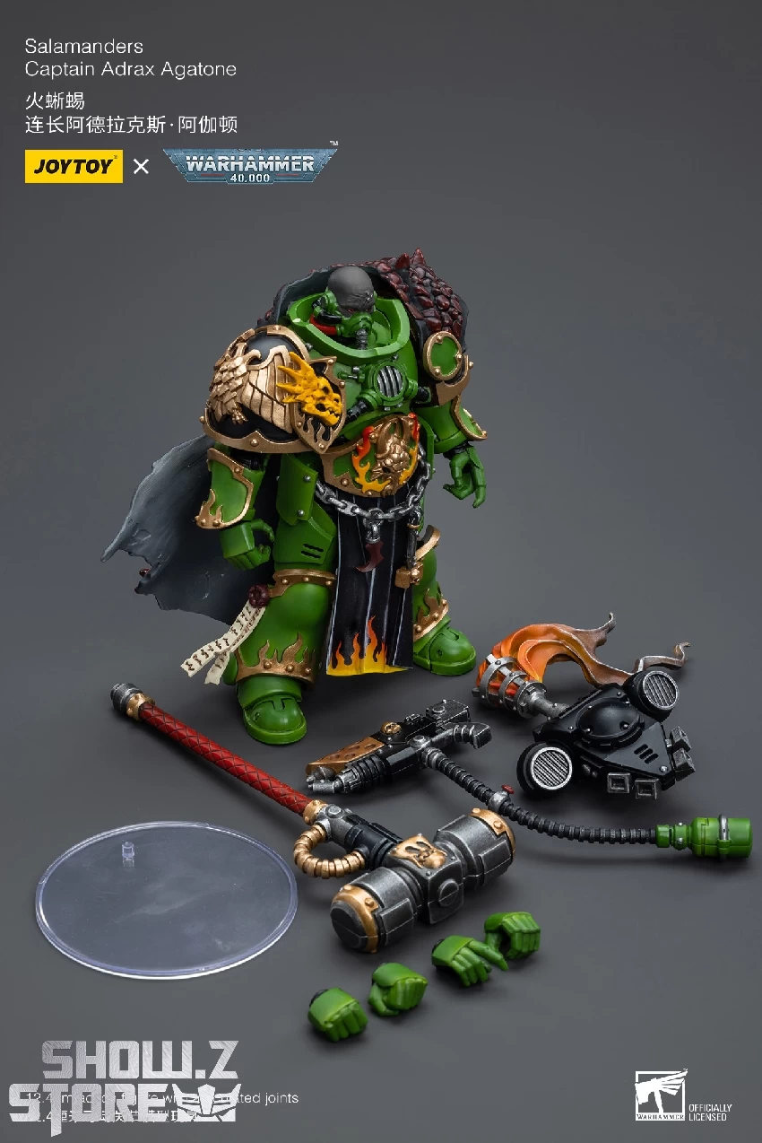 JoyToy Source 1/18 Warhammer 40K Salamanders Captain Adrax Agaton 4 JoyToy Source 1/18 Warhammer 40K Salamanders Captain Adrax Agaton - Image 2