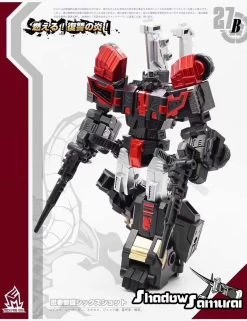 MechFansToys MF-27B Samurai Sixshot Black -Action Figures Store 017668d7b1