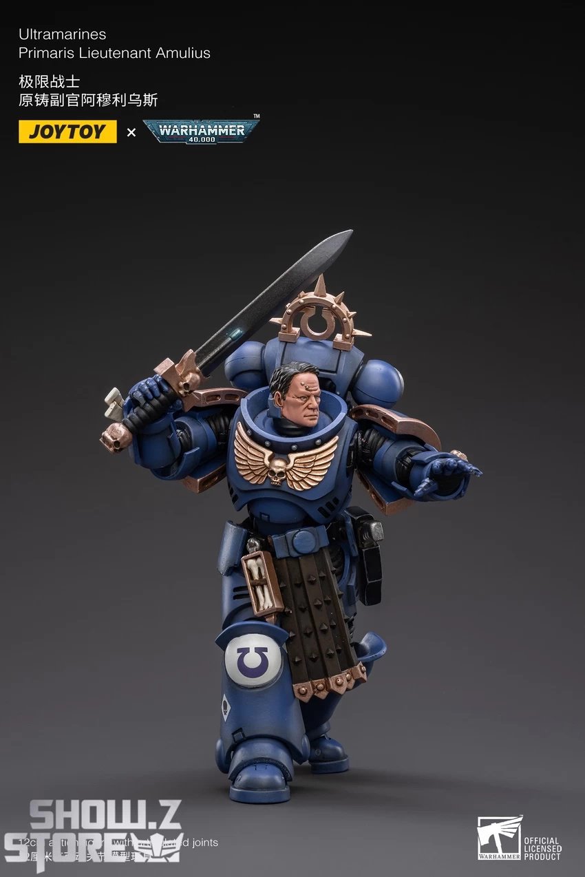 JoyToy Source 1/18 Warhammer 40K Space Ultramarines Primaris Lieutenant Amulius 10 JoyToy Source 1/18 Warhammer 40K Space Ultramarines Primaris Lieutenant Amulius - Image 8