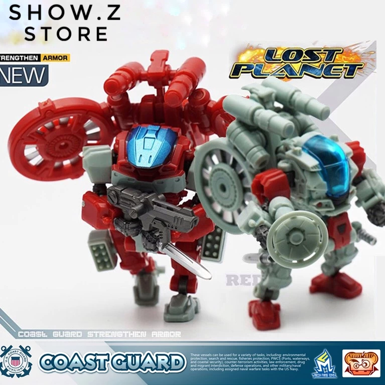 MechFansToys Lost Planet Coast Guard CG01 White Shark & CG02 Red Dragon 4 MechFansToys Lost Planet Coast Guard CG01 White Shark & CG02 Red Dragon - Image 2