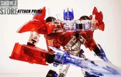 APC Toys APC-001 Attack Prime TFP Optimus Prime Clear Version W/ Black Wheels -Action Figures Store 0f63764870
