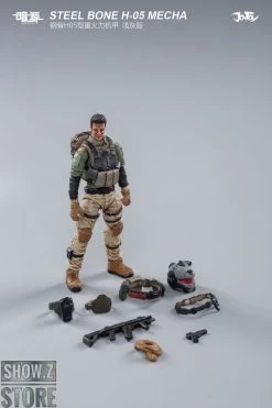 JoyToy Source 1/25 H05 Steel Bone Heavy Firepower Mecha W/ Pilot Gray Version -Action Figures Store 0f7a9cf39c