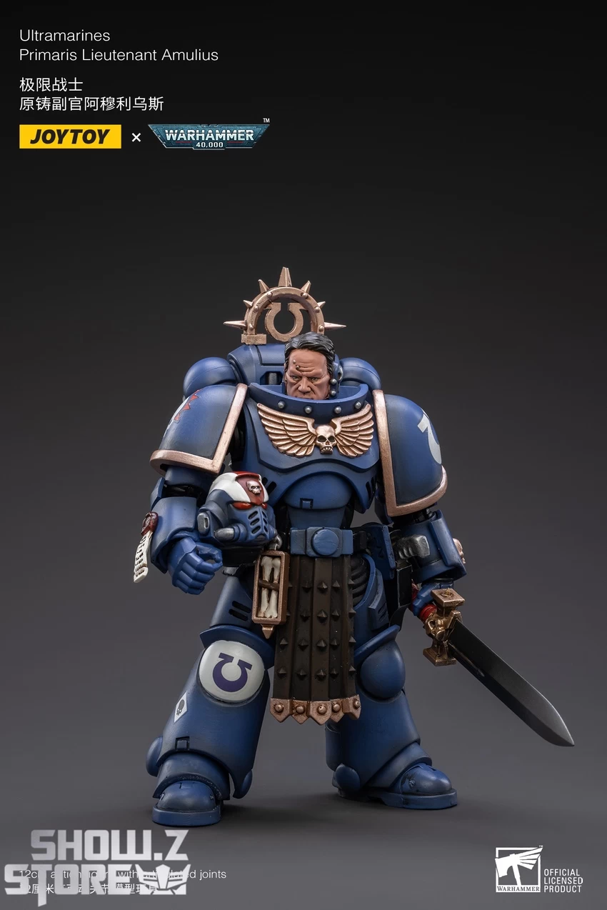 JoyToy Source 1/18 Warhammer 40K Space Ultramarines Primaris Lieutenant Amulius 7 JoyToy Source 1/18 Warhammer 40K Space Ultramarines Primaris Lieutenant Amulius - Image 5