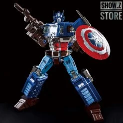 Lewin Resources LW-01A Optimus Prime Captain America Style Oversized 71cm W/ LED -Action Figures Store 11a93417c3