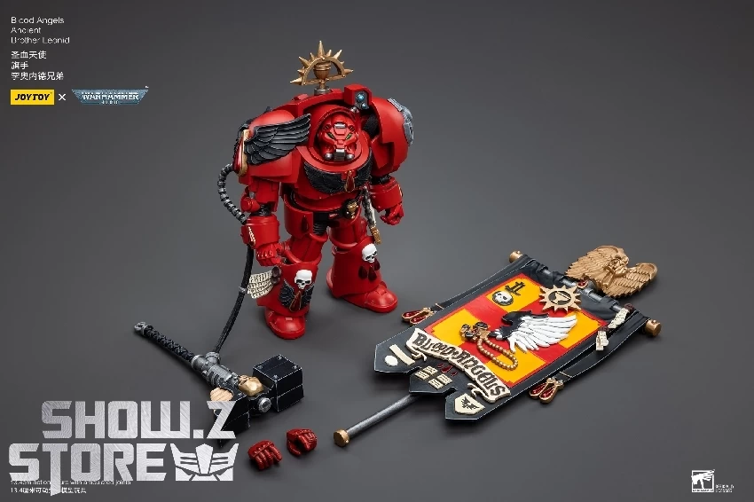 JoyToy Source 1/18 Warhammer 40K Blood Angels Ancient Brother Leonid 4 JoyToy Source 1/18 Warhammer 40K Blood Angels Ancient Brother Leonid - Image 2