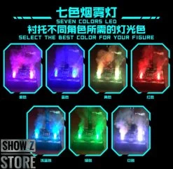 SNAP Remote Smoke Display Stand W/ LED Gold Version -Action Figures Store 1ae944a647