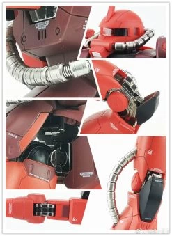 Metal Soldier MS 1/100 MS-06S MS06S Char's Zaku II Side 3 Side3 Red Comet Gundam Mobile Suit -Action Figures Store 1e7b1a1845