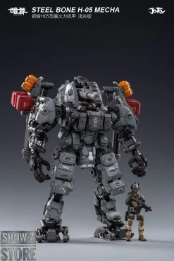 JoyToy Source 1/25 H05 Steel Bone Heavy Firepower Mecha W/ Pilot Gray Version -Action Figures Store 1f5352a2c2