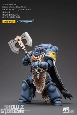 JoyToy Source 1/18 Warhammer 40K Space Wolves Claw Pack Leader-Logan Ghostwolf -Action Figures Store 257441543e