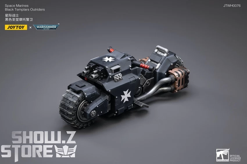 JoyToy Source 1/18 Warhammer 40K Space Marines Black Templars Outriders 7 JoyToy Source 1/18 Warhammer 40K Space Marines Black Templars Outriders - Image 5