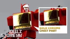 FansToys Gold Chrome Chest Part Accessories For FT-55 Recorder Blaster -Action Figures Store 2a8ac81494