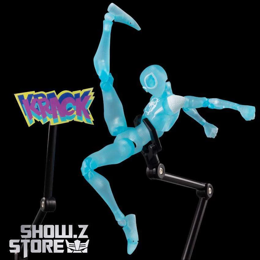 Sentinel Toys SV-ACTION Spiderman Parallel Universe Milpiderman Parallel Universe Miles Clear Version 7 Sentinel Toys SV-ACTION Spiderman Parallel Universe Milpiderman Parallel Universe Miles Clear Version - Image 5
