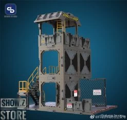 FreshRetro 1/18 1/24 SIB02 Scene In Box Guard Tower Model Kit -Action Figures Store 3091bd5dae
