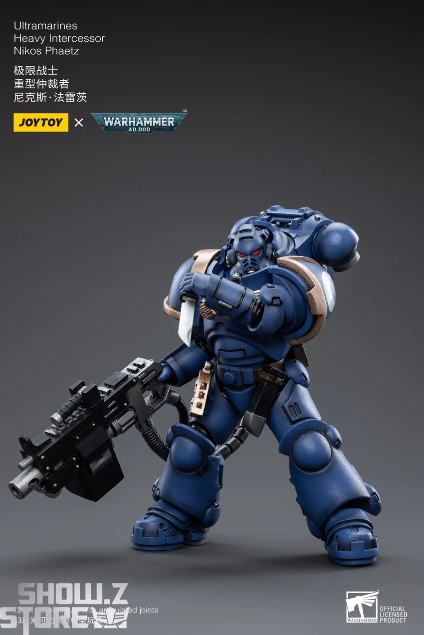 JoyToy Source 1/18 Warhammer 40K Ultramarines Heavy Intercessor Nikos Phaetz 8 JoyToy Source 1/18 Warhammer 40K Ultramarines Heavy Intercessor Nikos Phaetz - Image 6