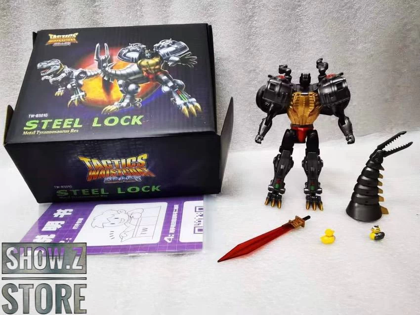 Toyworld TW-BS01G Steel Lock Grimlock Metallic Version 10 Toyworld TW-BS01G Steel Lock Grimlock Metallic Version - Image 8