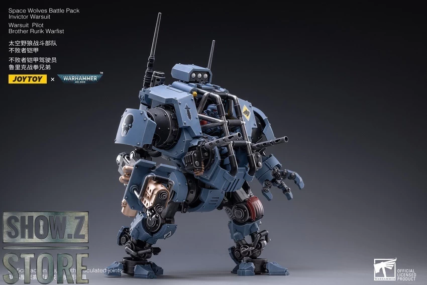 JoyToy Source 1/18 Warhammer 40K Space Wolves Battle Pack Invictor Warsuit & Brother Rurik Warfist 15 JoyToy Source 1/18 Warhammer 40K Space Wolves Battle Pack Invictor Warsuit & Brother Rurik Warfist - Image 13