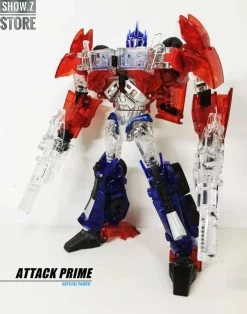 APC Toys APC-001 Attack Prime TFP Optimus Prime Clear Version W/ Black Wheels -Action Figures Store 3c0e6bea0b
