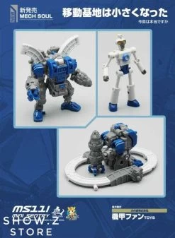 MechFansToys Mech Fans Toys Mech Soul MS-11I Mini Sentry & Doc Blue Version -Action Figures Store 3d4d72f83a