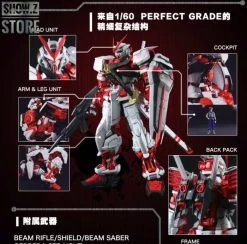 Daban DB 1/60 PG MBF-P02 MBFP02 Gundam Astray Red Frame -Action Figures Store 3f310ca9bb