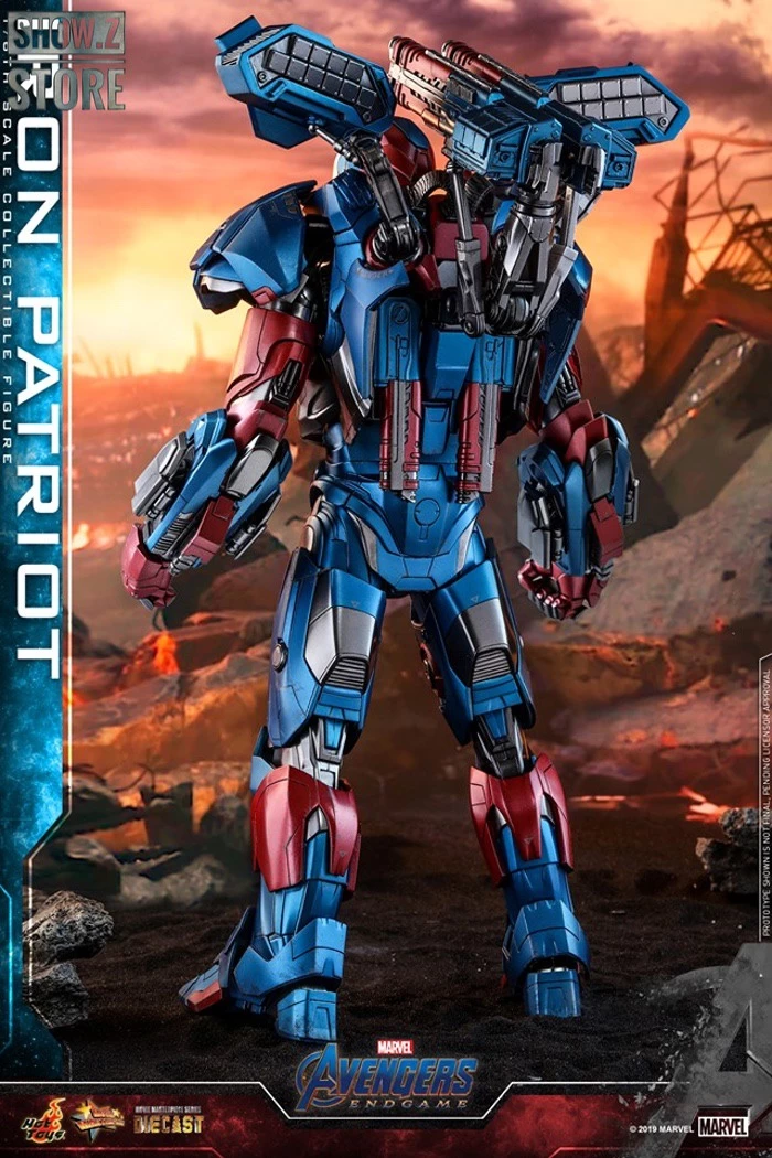 Hot Toys HotToys HT MMS547D34 1/6 Avengers: Endgame Iron Patriot Iron Man Collectible Figure 17 Hot Toys HotToys HT MMS547D34 1/6 Avengers: Endgame Iron Patriot Iron Man Collectible Figure - Image 15