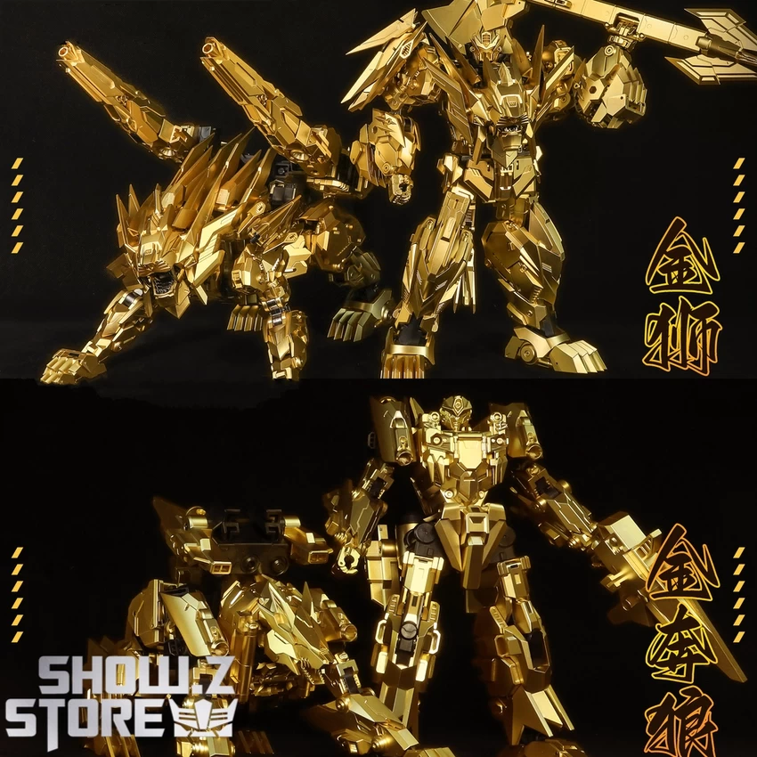 Cang-Toys CT-CY04SP Kinglion Razorclaw & CT-CY07SP Dasirius Golden Version Set Of 2 3 Cang-Toys CT-CY04SP Kinglion Razorclaw & CT-CY07SP Dasirius Golden Version Set Of 2