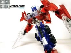 APC Toys APC-001 Attack Prime TFP Optimus Prime Clear Version W/ Black Wheels -Action Figures Store 48319f67e9