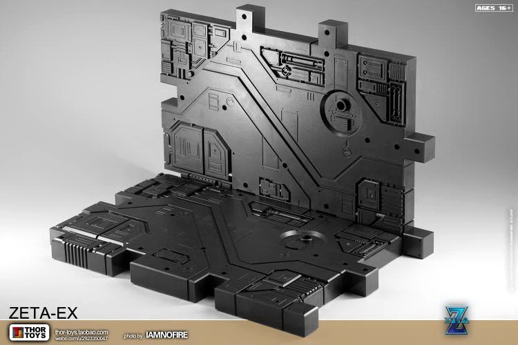 Zeta Toys Zeta-EX Display Base (Orange & Black) 15 Zeta Toys Zeta-EX Display Base (Orange & Black) - Image 13
