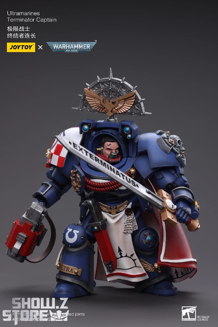 JoyToy Source 1/18 Warhammer 40K Ultramarines Terminator Captain 8 JoyToy Source 1/18 Warhammer 40K Ultramarines Terminator Captain - Image 6