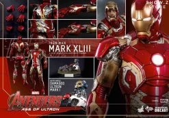 Hot Toys HT 1/6 Iron Man Mark XLIII MK43 MMS278D09 Avengers: Age Of Ultron Collectible Figure -Action Figures Store 4d3134c8a1