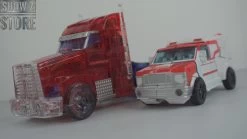 APC Toys APC-001 Attack Prime TFP Optimus Prime Clear Version W/ Black Wheels -Action Figures Store 52900190d4