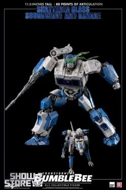 ThreeZero & Hasbro 3Z0160-EX 3Z04121W0 DLX Shattered Glass Soundwave & Ravage W/ LED -Action Figures Store 5323f75915