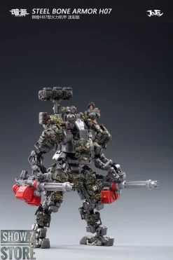 JoyToy Source 1/25 H07 Steel Bone Attack Mecha Jungle Camouflage W/ Pilot -Action Figures Store 5363627f6d