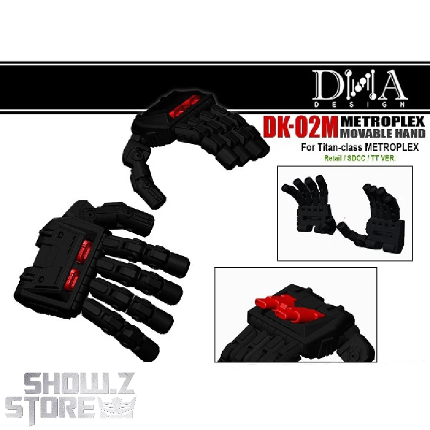DNA Design DK-02M Upgrade Kits For Titan Return Metroplex 3 DNA Design DK-02M Upgrade Kits For Titan Return Metroplex