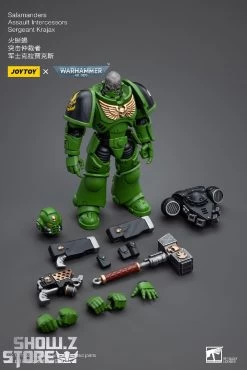 JoyToy Source 1/18 Warhammer 40K Salamanders Assault Intercessors Sergeant Krajax -Action Figures Store 5701397996