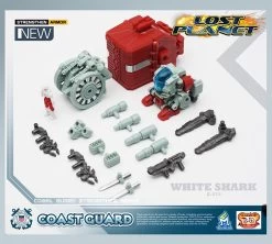 MechFansToys Lost Planet Coast Guard CG01 White Shark & CG02 Red Dragon 22 MechFansToys Lost Planet Coast Guard CG01 White Shark & CG02 Red Dragon -Action Figures Store 59d1e6c457