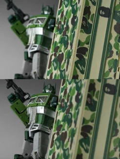 4th Party MP10A Optimus Prime Convoy Bape Green Camo Version -Action Figures Store 6847e2302e