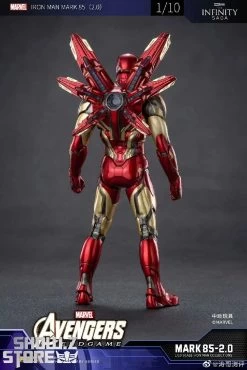 ZT Toys Marvel Licensed 1/10 Iron Man Mark 85 2.0 Version -Action Figures Store 68bb579f0b