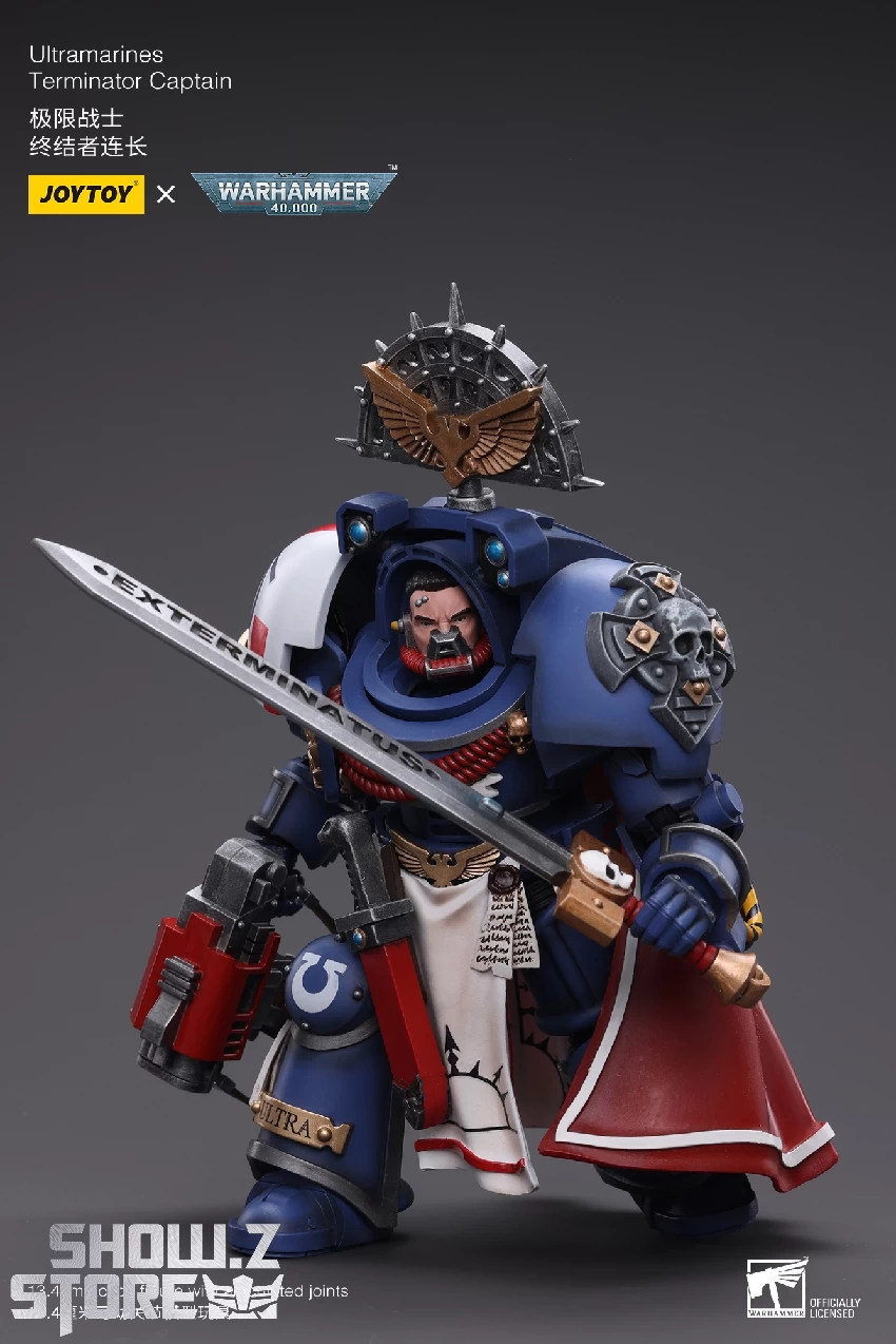 JoyToy Source 1/18 Warhammer 40K Ultramarines Terminator Captain 11 JoyToy Source 1/18 Warhammer 40K Ultramarines Terminator Captain - Image 9