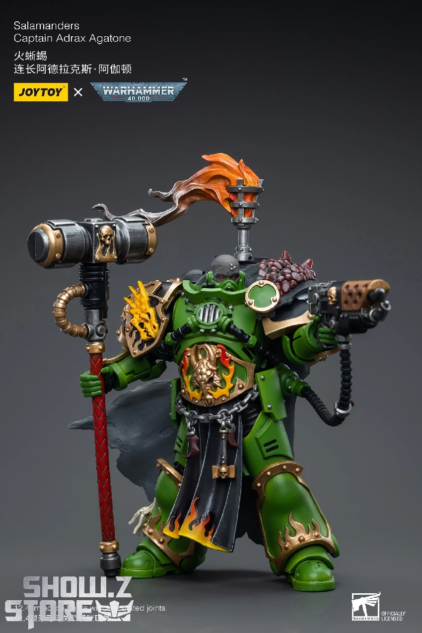 JoyToy Source 1/18 Warhammer 40K Salamanders Captain Adrax Agaton 9 JoyToy Source 1/18 Warhammer 40K Salamanders Captain Adrax Agaton - Image 7