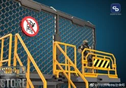 FreshRetro 1/18 1/24 SIB05 Scene In Box Iron Net Base-A Model Kit -Action Figures Store 76dc26546b