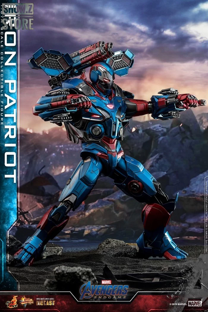 Hot Toys HotToys HT MMS547D34 1/6 Avengers: Endgame Iron Patriot Iron Man Collectible Figure 12 Hot Toys HotToys HT MMS547D34 1/6 Avengers: Endgame Iron Patriot Iron Man Collectible Figure - Image 10