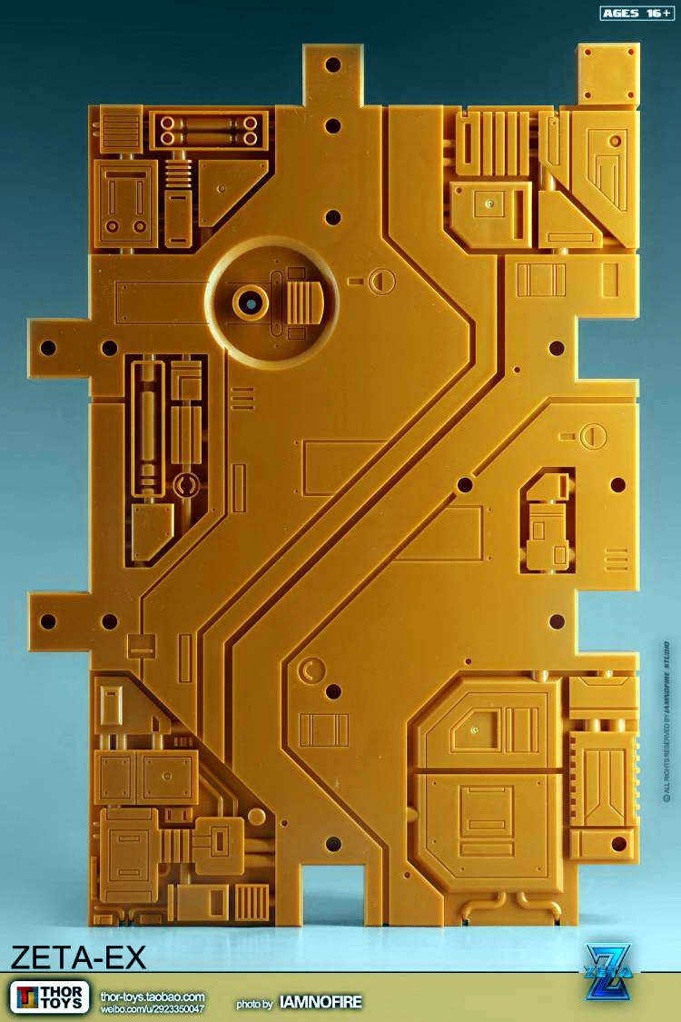 Zeta Toys Zeta-EX Display Base (Orange & Black) 9 Zeta Toys Zeta-EX Display Base (Orange & Black) - Image 7