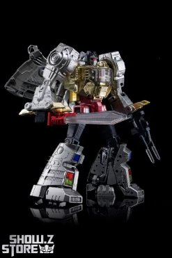 4th Party MP-08 King Grimlock Reximus Prime Oversized Stainless Steel Color Version -Action Figures Store 81a5e4ea67