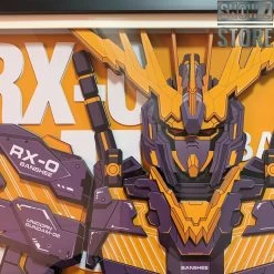 ChenFu Studio RX-0 Unicorn Gundam 02 Banshee 3D Wall Art Decoration Picture -Action Figures Store 86f2c9fdc7
