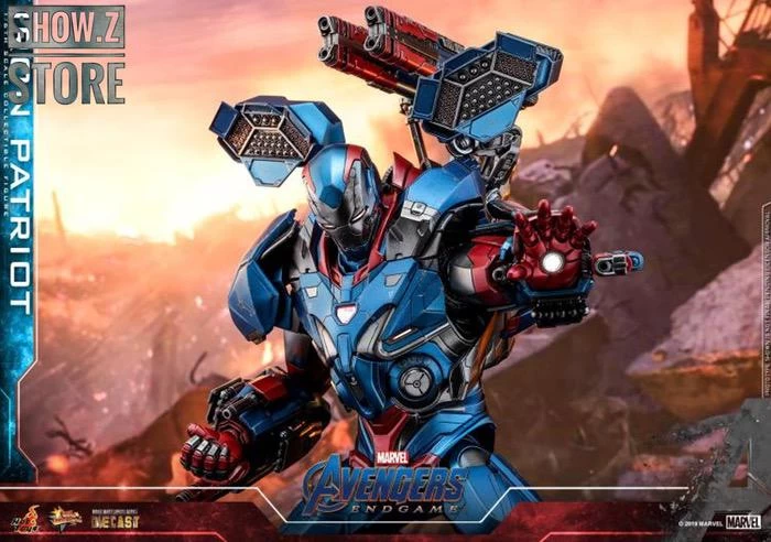 Hot Toys HotToys HT MMS547D34 1/6 Avengers: Endgame Iron Patriot Iron Man Collectible Figure 11 Hot Toys HotToys HT MMS547D34 1/6 Avengers: Endgame Iron Patriot Iron Man Collectible Figure - Image 9