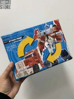 APC Toys APC-001 Attack Prime TFP Optimus Prime Clear Version W/ Black Wheels -Action Figures Store 8a8a3fb08f