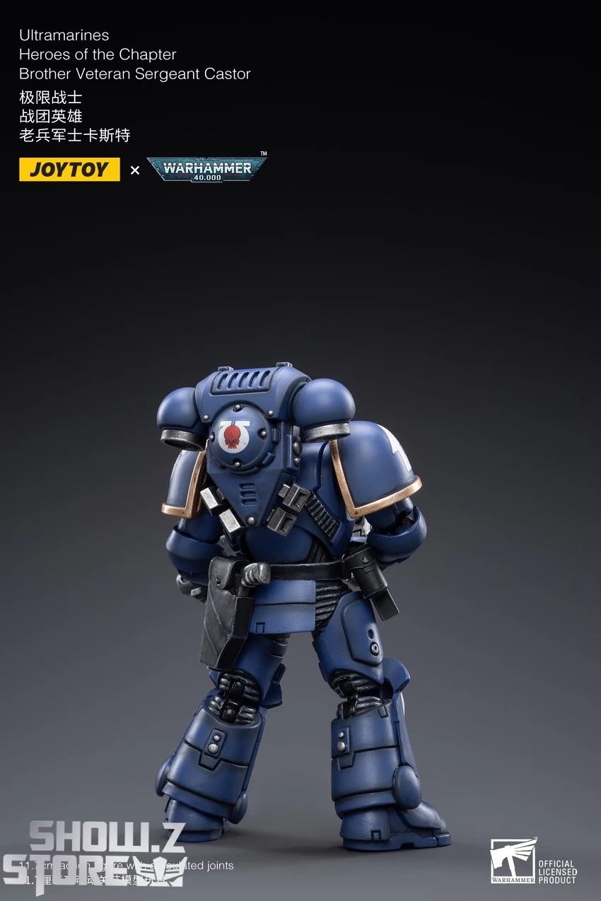 JoyToy Source 1/18 Warhammer 40K Ultramarines Heroes Of The Chapter Brother Veteran Sergeant Castor 9 JoyToy Source 1/18 Warhammer 40K Ultramarines Heroes Of The Chapter Brother Veteran Sergeant Castor - Image 7