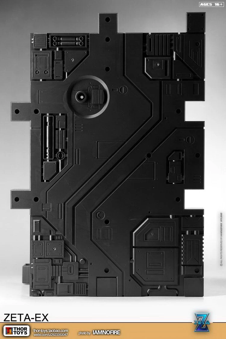 Zeta Toys Zeta-EX Display Base (Orange & Black) 14 Zeta Toys Zeta-EX Display Base (Orange & Black) - Image 12