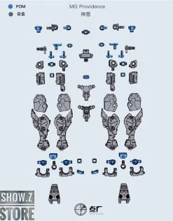 Point Factory Studio PFS02-3 Metal Parts For Bandai MG ZGMF-X13A Providence Gundam -Action Figures Store 91e7aaab6a