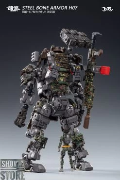 JoyToy Source 1/25 H07 Steel Bone Attack Mecha Jungle Camouflage W/ Pilot -Action Figures Store 9224fdb208